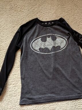 Batman Black & White Logo Tee
